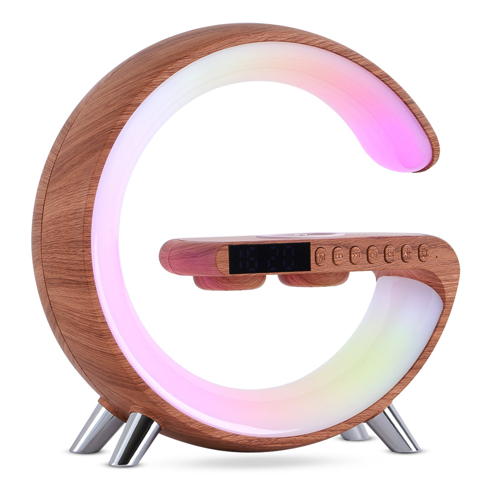  2023 New Intelligent G Shaped LED Lamp Bluetooth Speake Wireless Charger Atmosphere Lamp App Control For Bedroom Home Decor - Premium Home accessories from ranim - Just $63.71! Shop now at ranim online store